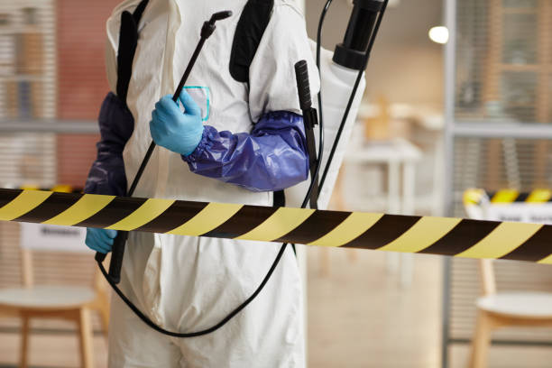 Professional Biohazard Cleanup technician working in Hartford, WI